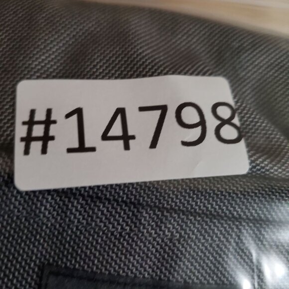 Banana Republic Shirt Mens Large Gray Grant Fit Non-Iron Stretch Long Sleeve But - Picture 9 of 9